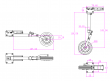  JP Hobby ER-120 Electric Retract Landing Gear Set For Sebart 1.8M Avanti XS 