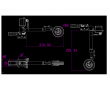 JP Hobby ER-150 Electric Retract Landing Gear Set For Sebart 2.1M PC-21 XL 