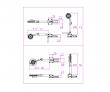  JP Hobby ER-120 Electric Retract Landing Gear Set For T-One 1.7M Mini T1 Jet 