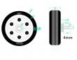  LD Technology Electric Brake System 50mm With 4.0mm Wheel Shaft 
