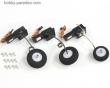  Freewing Yak-130 Red Electric Retract Landing Gear Set 