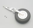  Freewing A-10 Twin 80mm EDF Jet Up-Grade Main Landing Gear Strut and Tire B - Right 